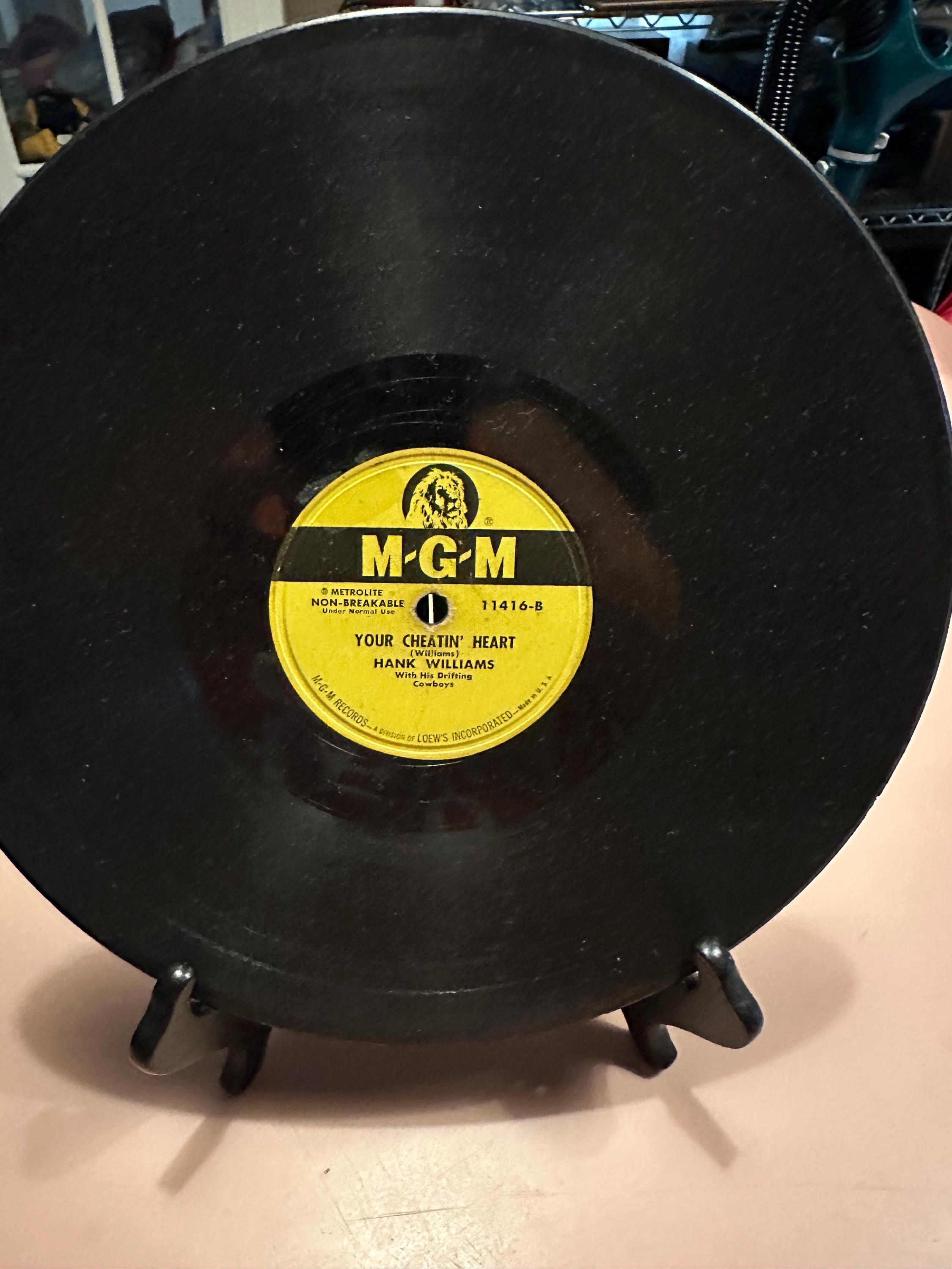 HANK WILLIAMS MGM 78RPM 5枚セット Hank Williams 78 Rpm Vinyl - Etsy