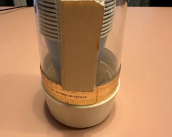 Vintage Solo Cup Dispenser with cups
