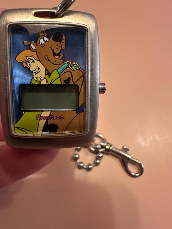 Scooby Doo key chain/belt loop digital watch - image 2