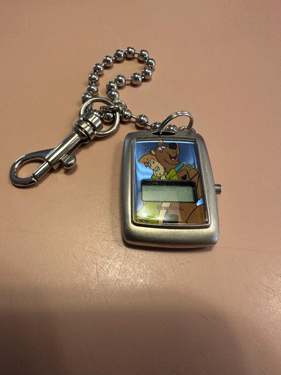 Scooby Doo key chain/belt loop digital watch - image 1