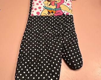 Vintage Flintstones Oven Mitt