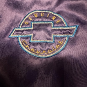 Vintage Genuine Chevrolet baseball jacket