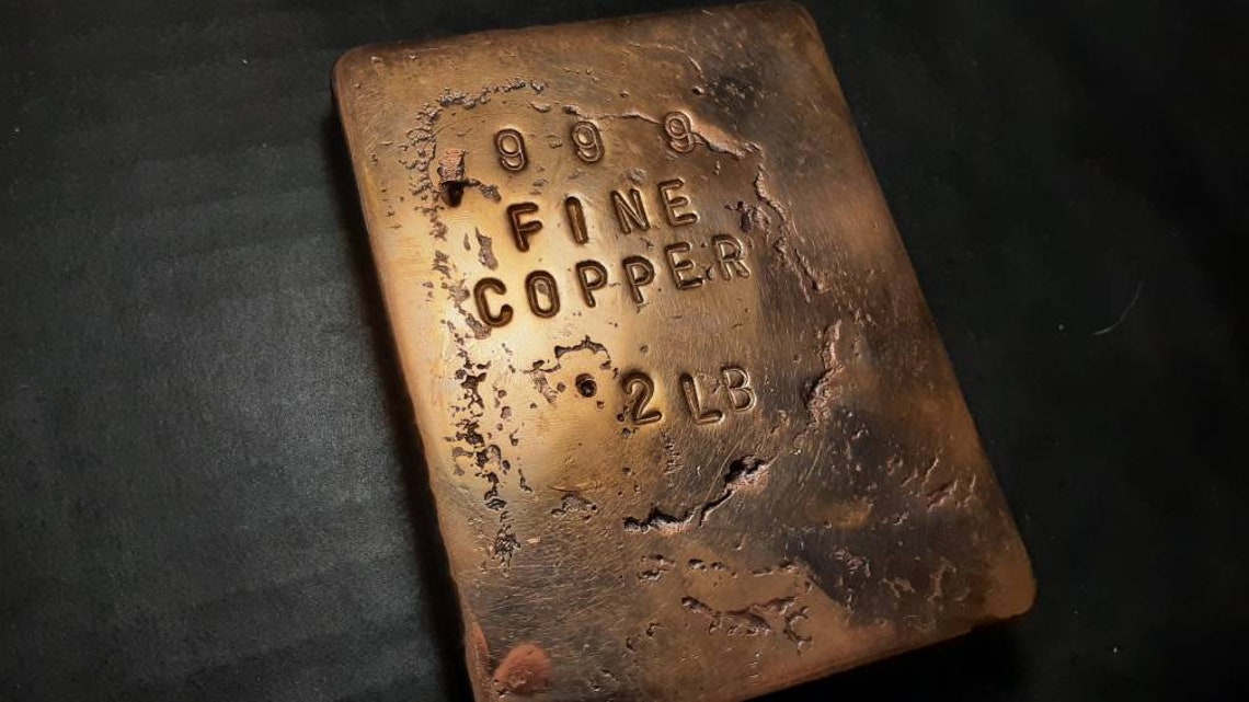 Fine Copper Ingot Etsy