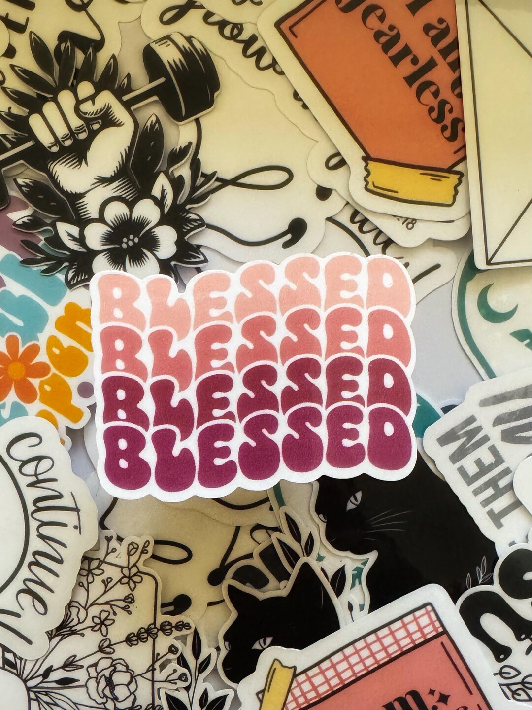 Stay Blessed Sticker Blessed Sticker - Etsy