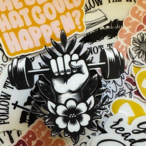 Dumbbell Sticker
