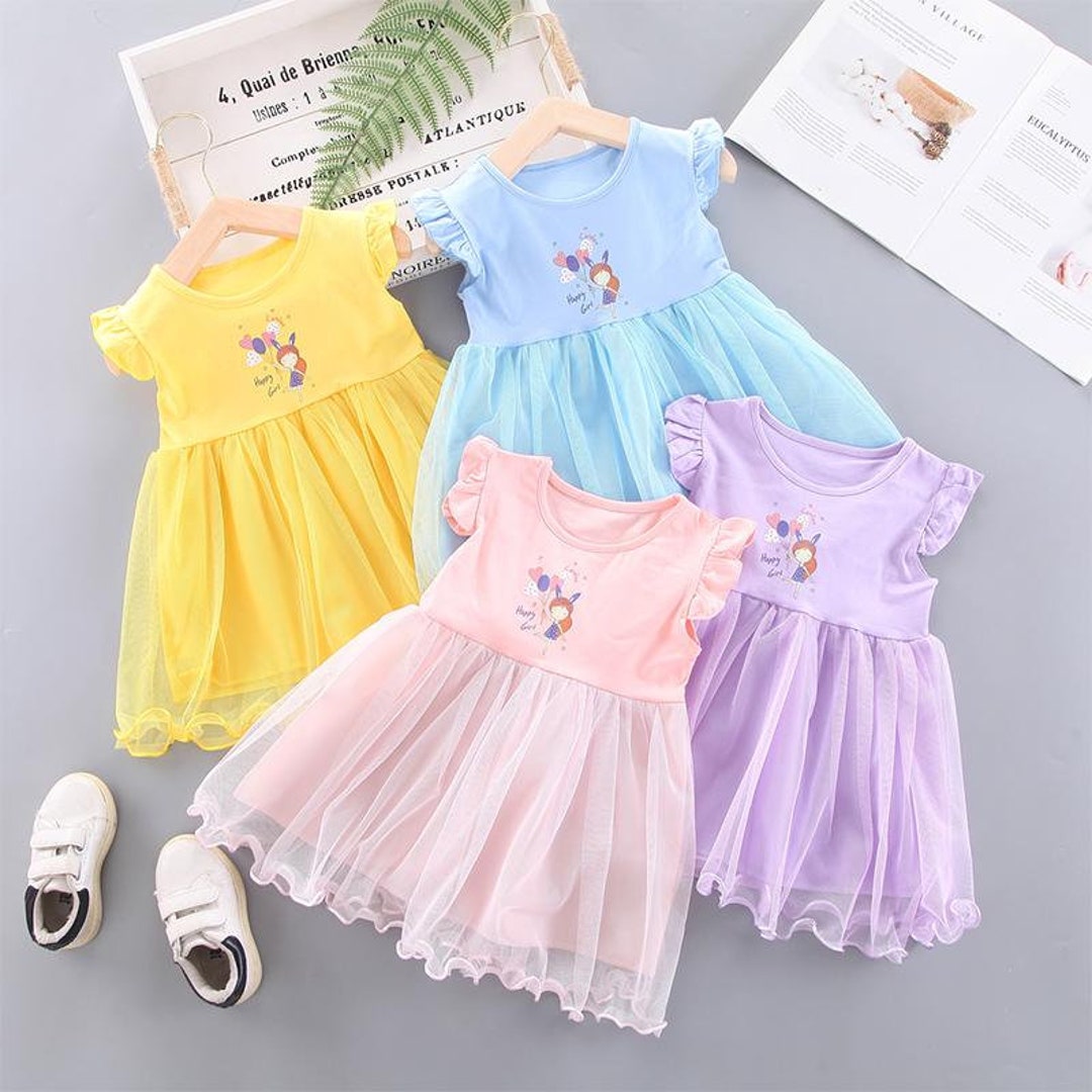 Super Cute Toddler Dress Tutu Dress for Little Girl Birthday Dresses