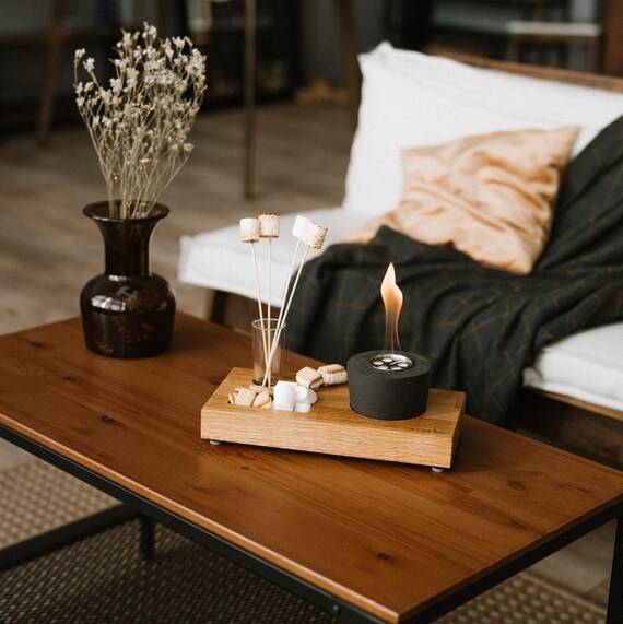 Marshmallow Grill 2 Tabletop Fireplace Handmade Tabletop Etsy