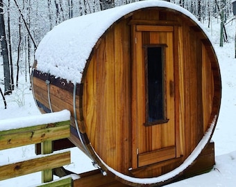 Cedar Barrel Sauna
