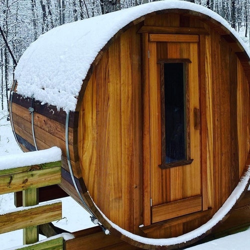 Cedar Barrel Sauna Etsy