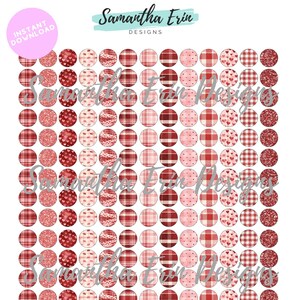 12mm Vintage Valentijnsdag cabochons, Hart cabochons, Cabochon 12 mm cirkel sjabloon, Instant Download, Cabochon Sjabloon