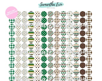 12mm cabochons, 12mm cabochons, 12 mm circle template, Instant Download,