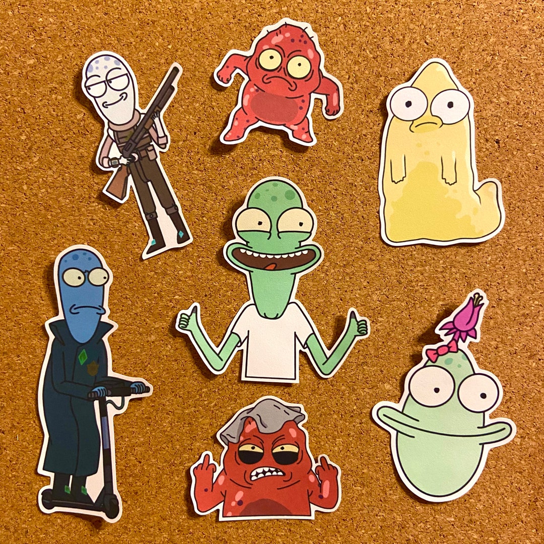 Solar Opposites Sticker Pack Etsy