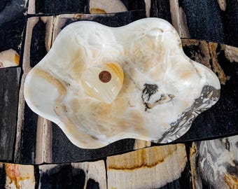 Small Natural Onyx Calcite Bowl, Organic Stone Bowl, Natural Onyx Stone Bowl, Honey Brown , Multicolor small onyx bowl, Natural smudge bowl,