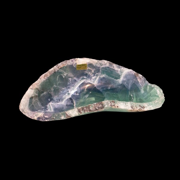 Decorative Fluorite Stone Bowl , Fluorite Bowl , Green , Purple organic fluorite bowl ,Natural stone Bowl ,Fluorite Smudge Bowl ,