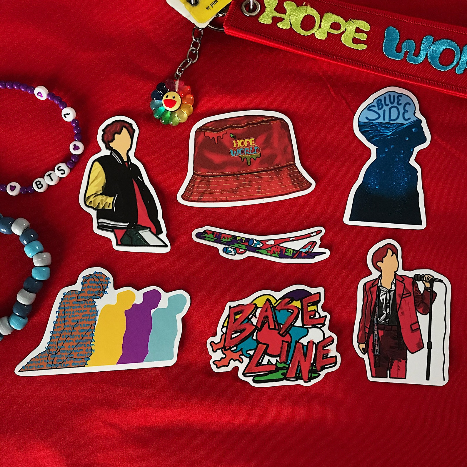 BTS JHope Hope World Sticker Pack GRADE A Etsy