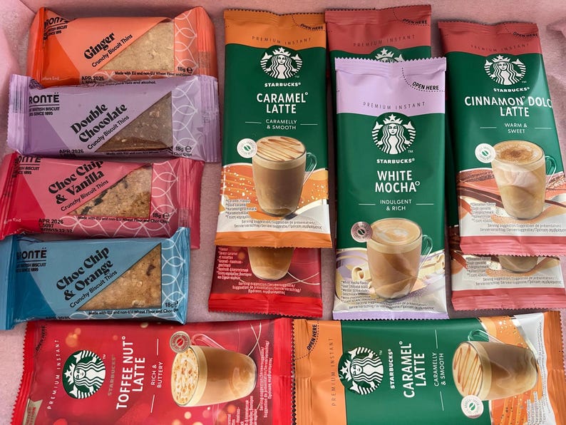 Starbucks Coffee gift set. Letterbox gift. Birthday Valentines Mothers Day 画像 3