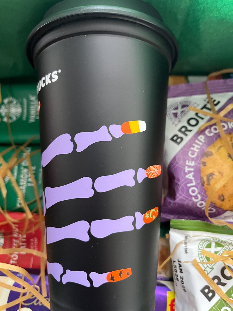 Starbucks Coffee gift set, Starbucks hot cup Birthday Mothers Day Christmas Black Halloween