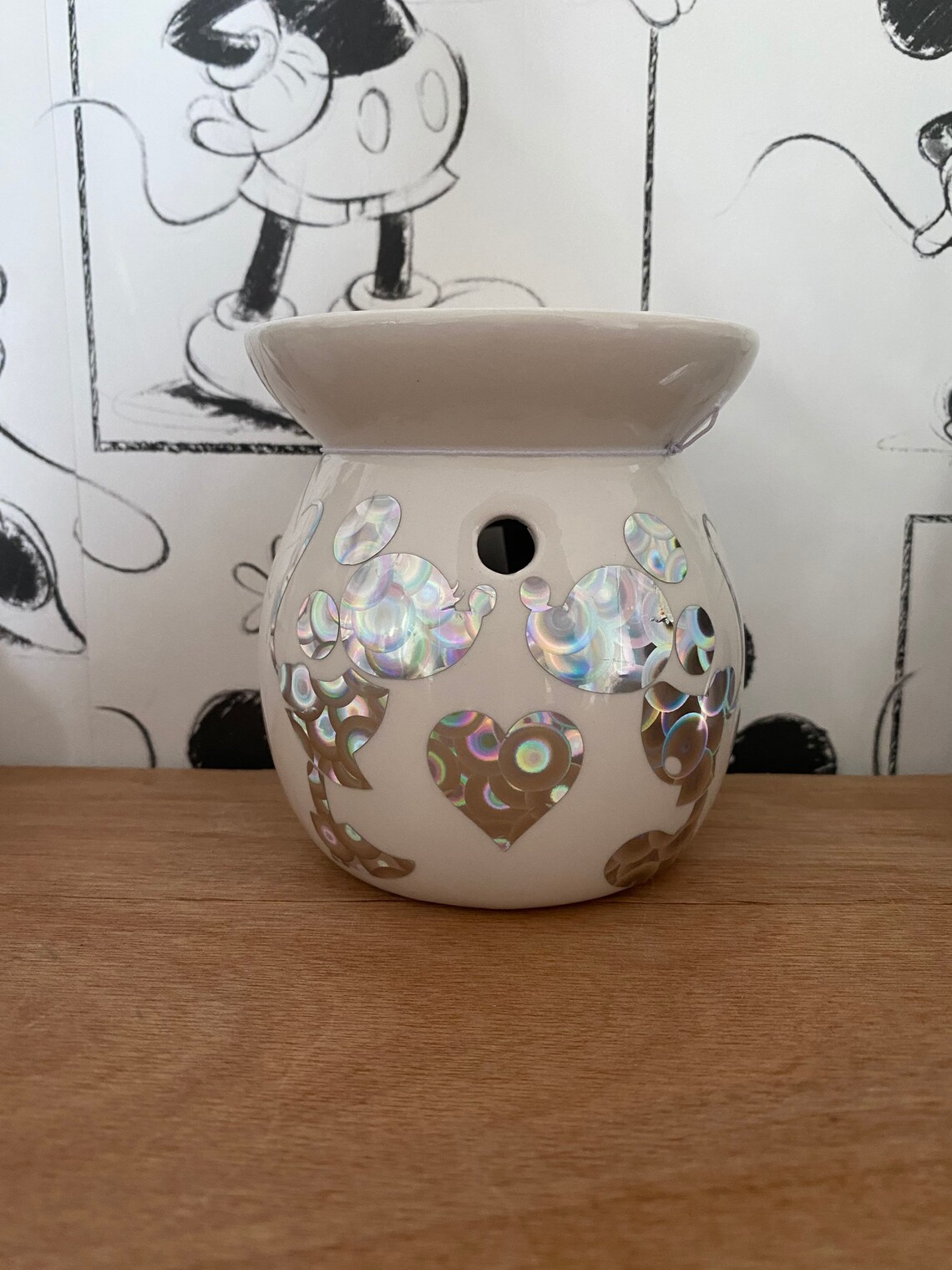 Disney style wax melt burner candle holder Etsy