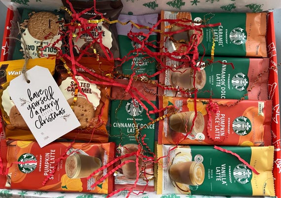Starbucks Coffee gift set. Letterbox gift. Birthday Valentines Mothers Day