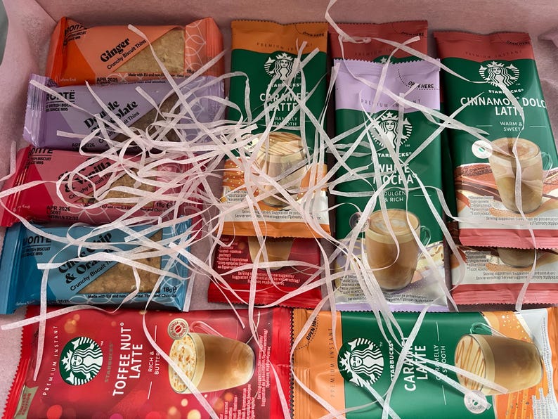 Starbucks Coffee gift set. Letterbox gift. Birthday Valentines Mothers Day 画像 4