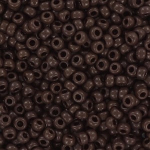 11-409, Miyuki 22g Op Chocolate Brown 11-409, Miyuki 22g Op Chocolate Brown