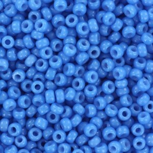 Perline di semi Miyuki da 10 g 11/0, duracoat opaco blu delphinium 4484, perline giapponesi, perline di semi blu scuro, colori opachi Miyuki