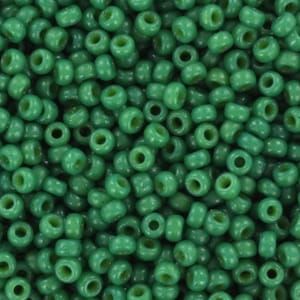 Perline di semi Miyuki da 10 g 11/0, duracoat opaco abete rosso 4477, perline giapponesi, perline di colore verde, misura 2 mm, perline verde scuro, Miyuki opaco verde