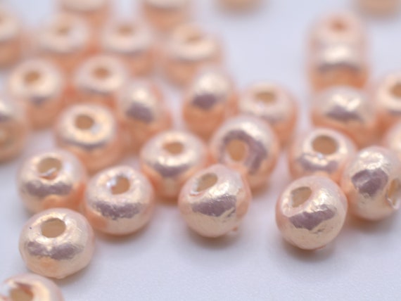 10g Miyuki Seed Beads 6/0, Baroque Pale Pink 3954, Japanese