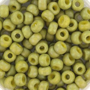 11-4697, Miyuki 22g Frost Opaque Glaze Rainbow Olive 11-4697, Miyuki 22g Frost Opaque Glaze Rainbow Olive