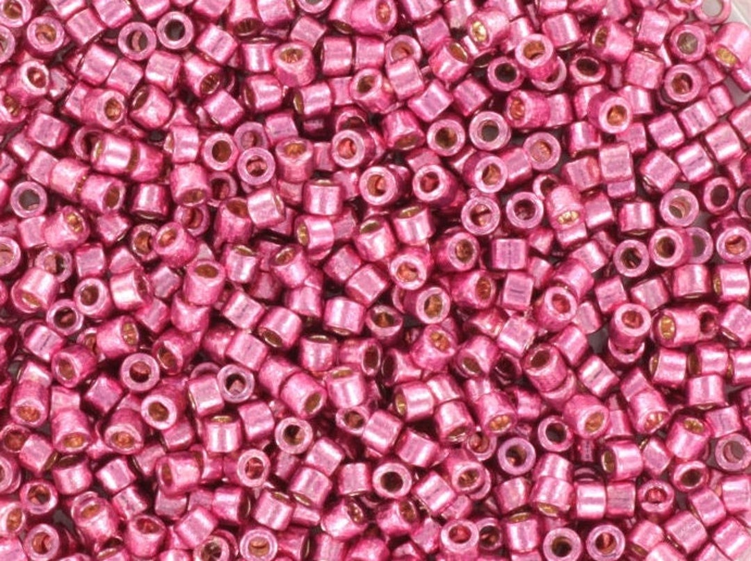 Miyuki Delica Beads Duracoat Galvanized Hot Pink, 5g 11/0 DB1840