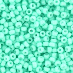 Perline di semi Miyuki da 10 g 11/0, duracoat opaco catalina 4472, perline giapponesi, rocailles verde brillante, misura 2 mm, perline verdi Miyuki