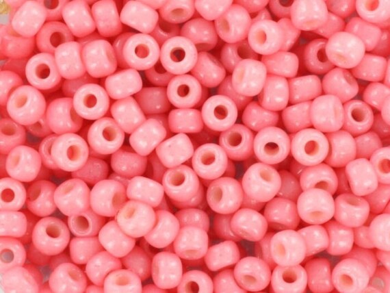 10g Miyuki Seed Beads 8/0, Duracoat Opaque Lychee 4463, Japanese