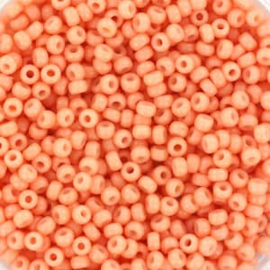 Perline di semi Miyuki 11/0, duracoat opaco tea rose 4461 10g, perline giapponesi, perline rosa chiaro da 2 mm, rocailles rotonde rosa