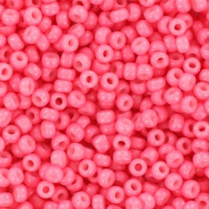 Perline di semi Miyuki da 10 g 11/0, duracoat opaco garofano 4467, perline giapponesi, colore rosa, misura 2 mm, rocailles brillanti, perline rosa Miyuki
