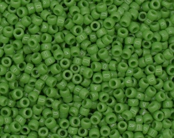 5g Toho seed beads 15/0, Opaque mint green, TR-15-47, japanese beads, green beads, tiny beads, Toho green seed beads