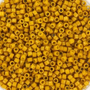 11-4453, Miyuki 22g Duracoat Op Yellow Marigold 11-4453, Miyuki 22g Duracoat Op Yellow Marigold