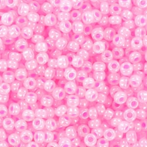 Perline di semi Miyuki da 10 g 11/0, rosa baby morbido Ceylon 518, perline giapponesi di alta qualità, perline di colore rosa, misura 2 mm, colore pastello