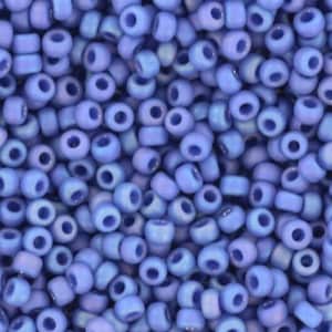 11-4704, Miyuki 22g Frost Opaque Glaze Rainbow Soft Blue 11-4704, Miyuki 22g Frost Opaque Glaze Rainbow Soft Blue