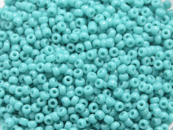 8-412, Miyuki 22g Opaque Turquoise Green 8-412, Miyuki 22g Opaque Turquoise Green