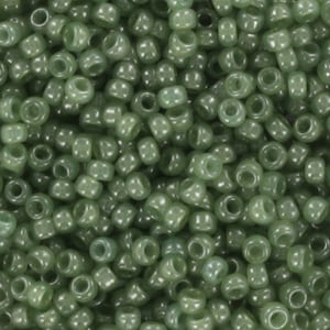 Perline di semi Miyuki da 10 g 11/0, Ceylon Translucent Sage 2375, perline giapponesi di alta qualità, rocailles verdi trasparenti, misura 2 mm