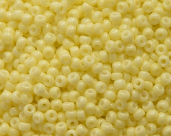 Perline di semi Miyuki da 10 g 8/0, Duracoat opaco giallo limone chiaro ghiaccio 4451, perline giapponesi, 3 mm, rocailles color pastello, perline gialle Miyuki