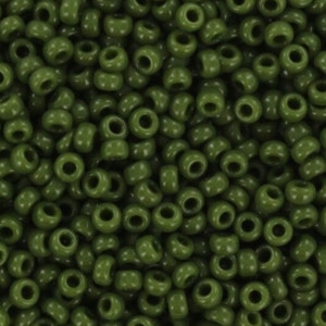 Perline di semi Miyuki da 10 g 11/0, verde avocado opaco 501, perline giapponesi, perline verde scuro, misura 11 2 mm, forniture per bigiotteria fai da te, perline di vetro