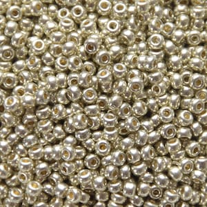 10g perline Miyuki duracoat argento galvanizzato misura 8/0 4201, perline dal Giappone, rocailles rotonde, perline di alta qualità, 3 mm, argento Miyuki