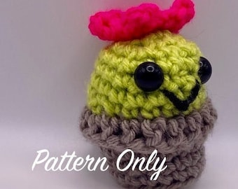 Mini Cactus Crochet Pattern l PATTERN ONLY l Cactus l Beginner Friendly | Decor and Gift