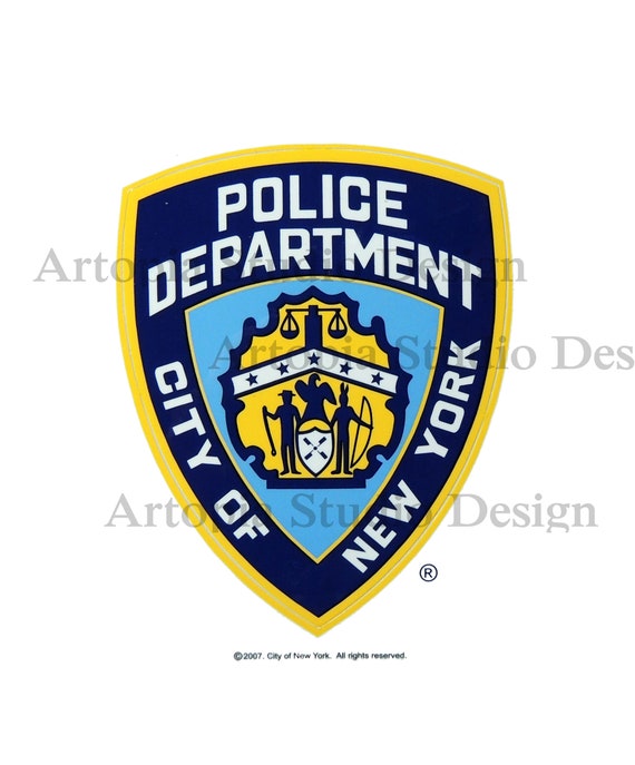 OFFICIALLY LICENSED NYPD Shield Bumper Sticker for Car Bumper Etsy
