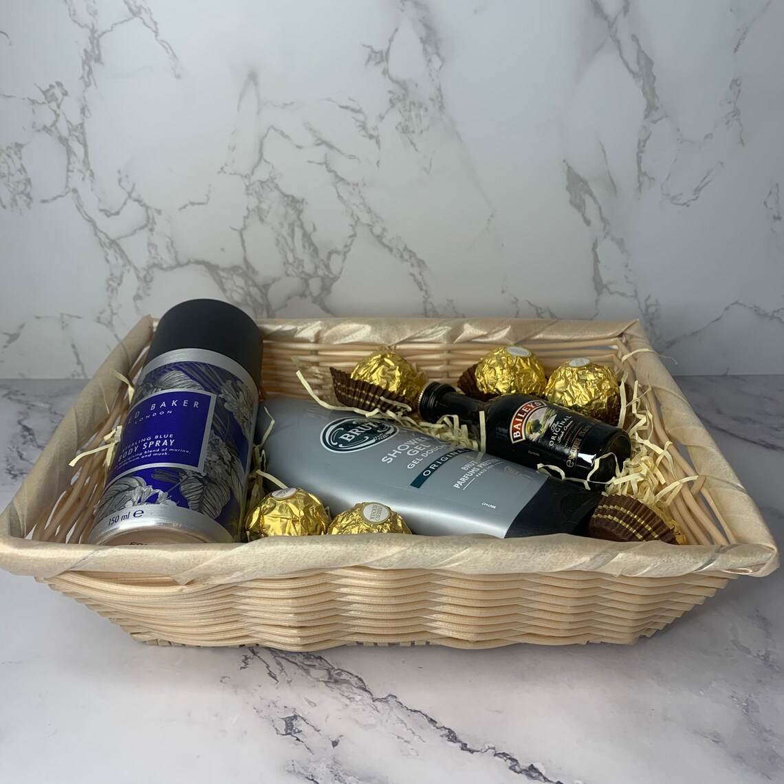 MENS HAMPER BASKET Fathers Day Birthday Anniversary Etsy