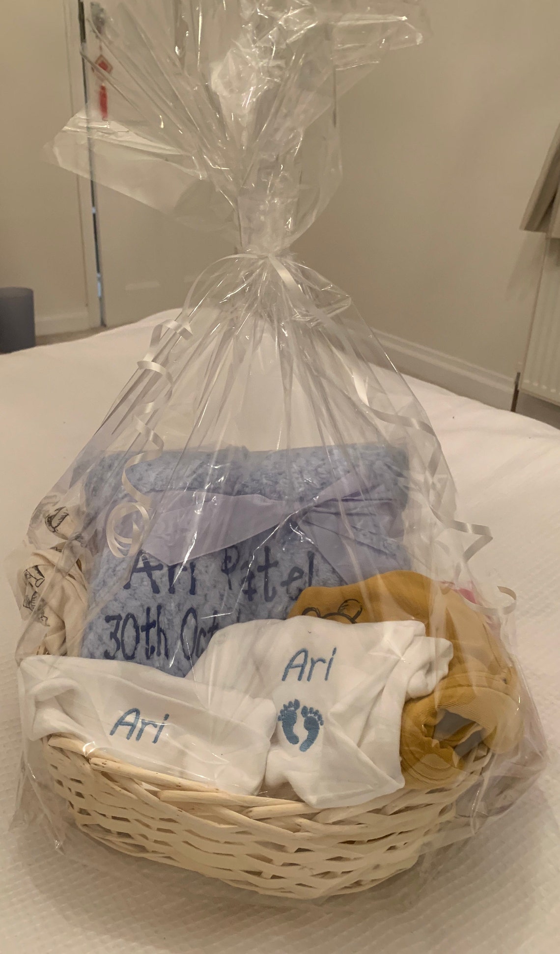 New Baby Hamper Baby Shower Hamper Baby Gifts Personalised Etsy