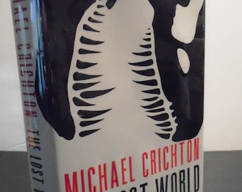 El mundo perdido, primera edición firmada por Michael Crichton, tapa dura, envío gratuito.