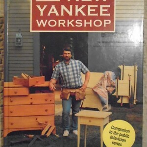 Norm Abram New Yankee Workshop HC Book 1989 Signed This Old House Carpenter