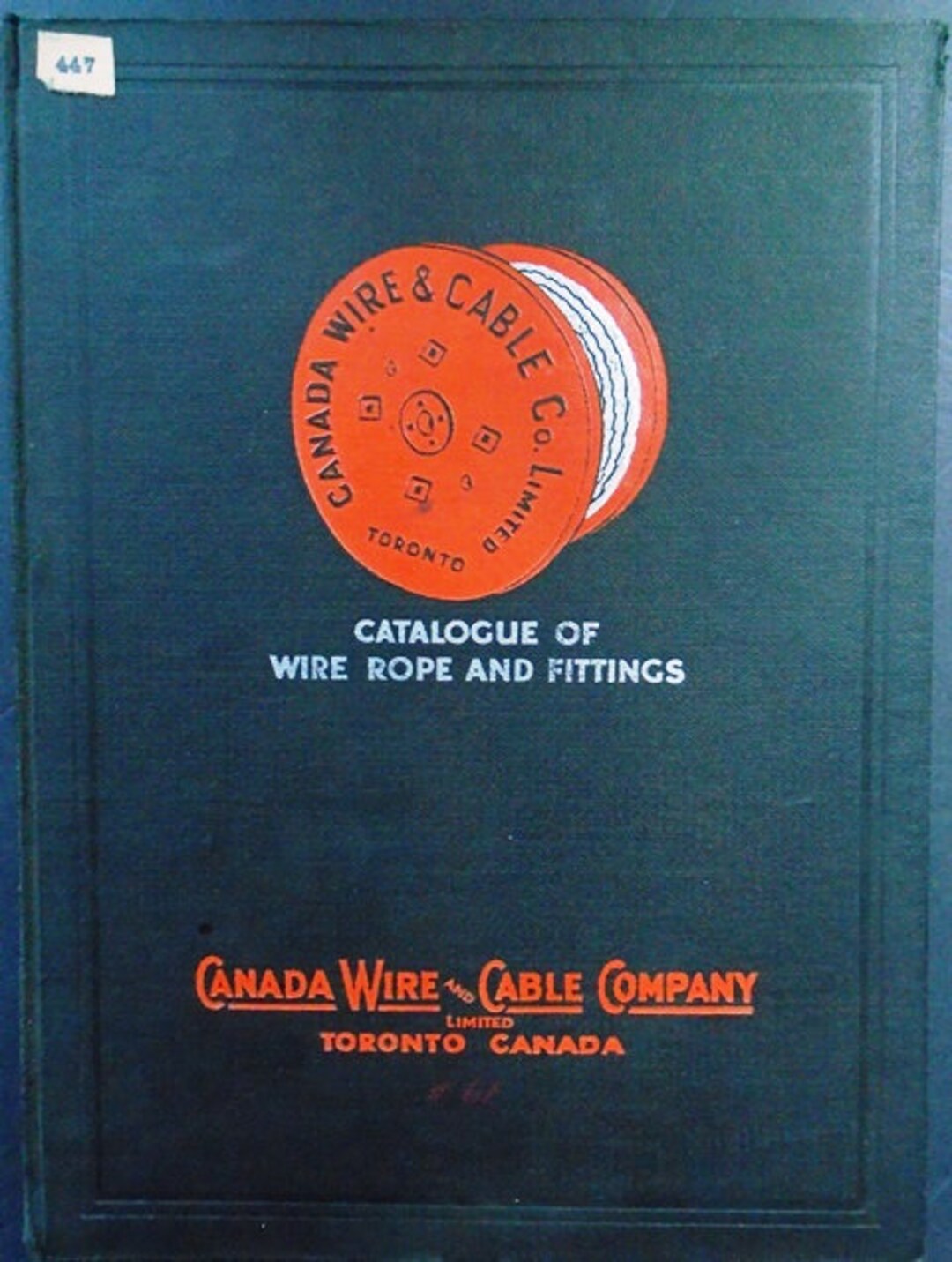 Canada Wire and Cable Company Wire Rope and Fittings Catalogue No. 30